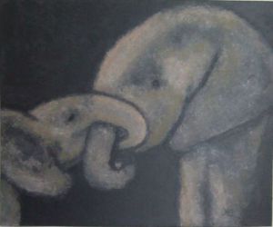 Voir le détail de cette oeuvre: Eléphanteaux